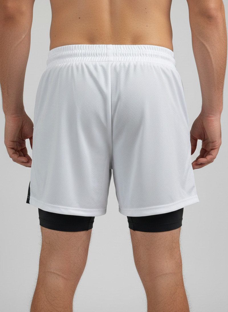 Short Dry Fit 2 em 1 Move Branco