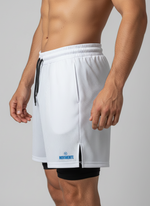 Short Dry Fit 2 em 1 Move Branco