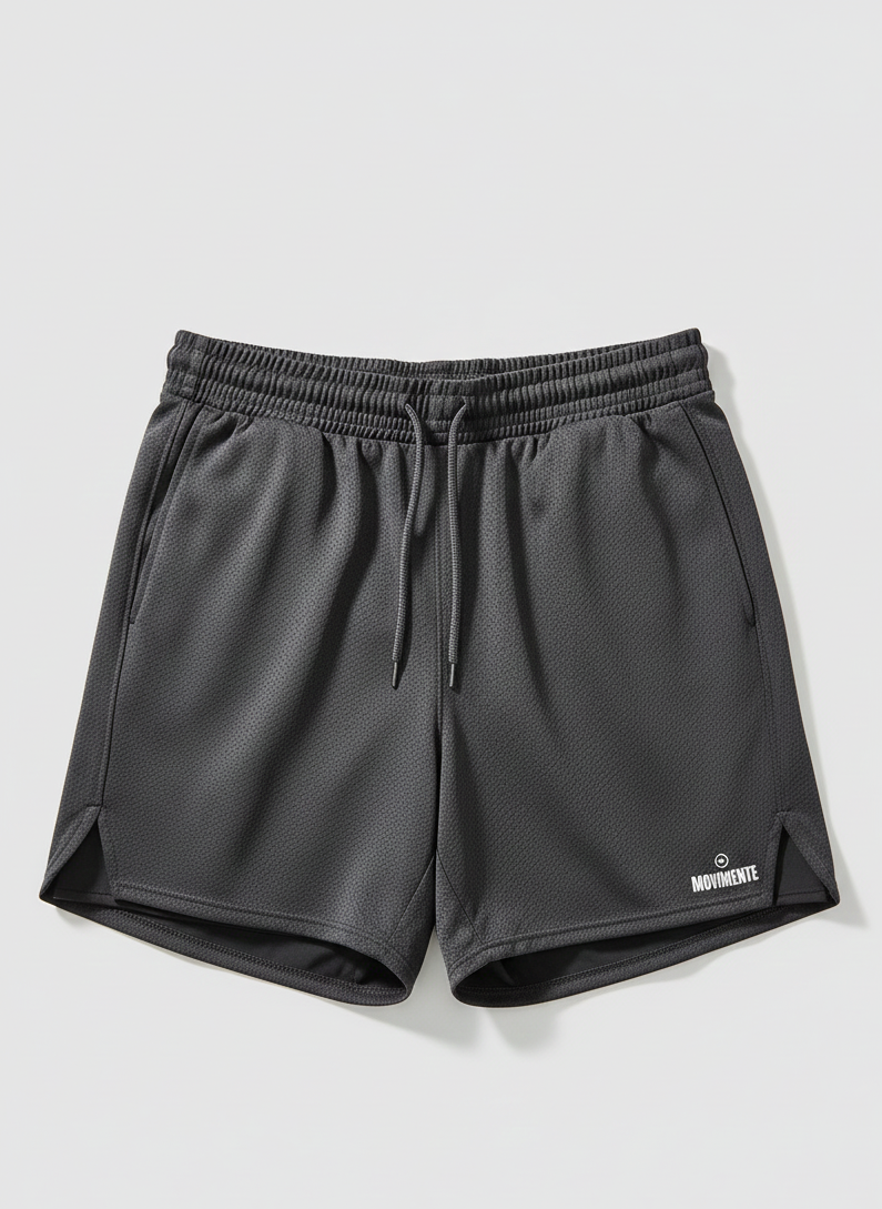 Short Dry Fit 2 em 1 Move Cinza