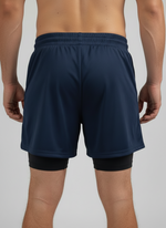 Short Dry Fit 2 em 1 Move Azul