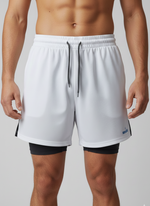 Short Dry Fit 2 em 1 Move Branco